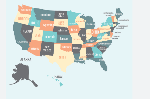 Printable:Clko9usctz0= Map of United States